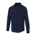 Men’s poplin long-sleeve shirt with regular fit 133 g/m² Elevate navy-blue colour