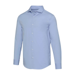 Men’s poplin long-sleeve shirt with regular fit 133 g/m² Elevate light blue colour