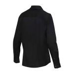 Women’s long-sleeve cotton twill shirt 185 g/m2 Elevate black colour third rear view
