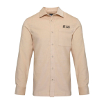 Unisex corduroy shirt with straight fit and long sleeves 252 g/m2 Elevate main view