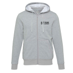 Unisex recycled cotton and polyester hoodie with sherpa lining Elevate main view