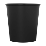 Reusable cup ideal for espresso Americano® Piccolo 100ml black colour second front view