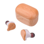Wireless earbuds with ENC technology Prixton TWS163 wood colour second view