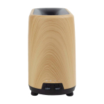 Silent humidifier with aromatherapy and flame light Prixton Essence wood colour third front view