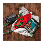 Portable projector with HDMI and remote control Prixton Lumière black colour lifestyle image 2