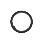 Metal smart ring with health monitoring Prixton Orbyt black colour
