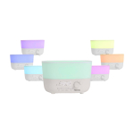 4-in-1 aroma humidifier with 12W speaker Prixton Connected white colour second view