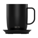 Smart plastic temperature control mug Prixton Tempo 300 ml black colour second front view