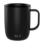 Smart plastic temperature control mug Prixton Tempo 300 ml black colour third view