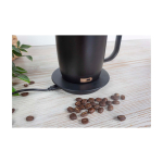 Smart plastic temperature control mug Prixton Tempo 300 ml black colour fourth view