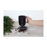 Smart plastic temperature control mug Prixton Tempo 300 ml black colour lifestyle image