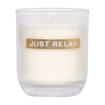 WELLmark 250ml glass dispenser and scented candle set white colour second view