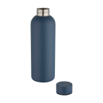 Recycled stainless steel bottle with matte finish 750ml bondi blue colour second view