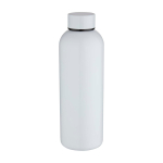 Recycled stainless steel bottle special for sublimation 750ml white colour