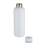 Recycled stainless steel bottle special for sublimation 750ml white colour second view
