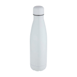 Stainless steel bottle with special sublimation coating 500 ml white colour