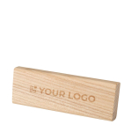 Reusable wooden car air freshener with refills main view