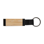 Corporate gift set with pen, RFID card holder and keyring natural colour