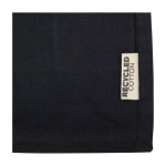 9L 220 g/m2 recycled cotton shopping bag black colour close-up view 1