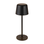 Rechargeable eco table lamp with three light modes 1200mAh black colour