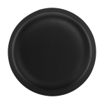 Rechargeable eco table lamp with three light modes 1200mAh black colour third front view