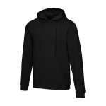 Unisex hoodie with brushed interior 280g/m2 Elevate black colour
