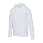 Unisex hoodie with brushed interior 280g/m2 Elevate white colour