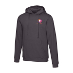 Unisex hoodie with brushed interior 280g/m2 Elevate grey colour