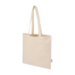 Durable tote bag with shoulder straps 30cm 180g/m² natural colour
