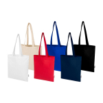 Durable tote bag with shoulder straps 30cm 180g/m² natural colour second multiple colours view