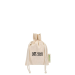 Cotton gift bag with drawstring closure 140gsm main view