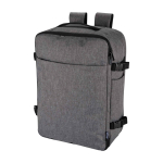 Recycled polyester cabin laptop backpack 25L 17” marbled grey colour