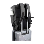 Recycled polyester cabin laptop backpack 25L 17” marbled grey colour second view
