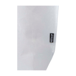 Double-laminated recycled plastic waterproof tote bag 18L 150g/m² white colour close-up view 1
