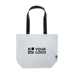 Double-laminated recycled plastic waterproof tote bag 18L 150g/m² main view