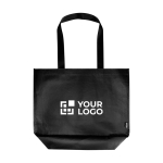 Water-resistant recycled plastic tote bag with wide base 30L 150g/m² main view