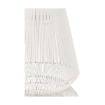 Portable recycled plastic lampshade for Originalhome lamp light grey colour close-up view 2