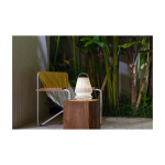 Portable recycled plastic lampshade for Originalhome lamp light grey colour lifestyle image