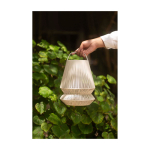Portable recycled plastic lampshade for Originalhome lamp light grey colour lifestyle image 2