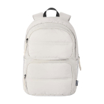 Eco water-repellent laptop backpack PC 15.6” and 18L sand colour second front view