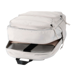 Eco water-repellent laptop backpack PC 15.6” and 18L sand colour third view