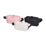 Padded recycled polyester water-repellent bum bag 1.5L black colour second multiple colours view