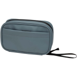 Tech accessories organiser bag with zip, 1 L bondi blue colour