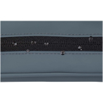 Tech accessories organiser bag with zip, 1 L bondi blue colour close-up view 1