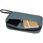 Tech accessories organiser bag with zip, 1 L bondi blue colour third view