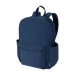 Water-repellent urban backpack with 15.6” laptop compartment and 16L navy-blue colour