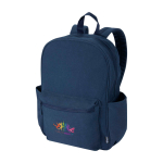 Water-repellent urban backpack with 15.6” laptop compartment and 16L navy-blue colour
