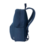Water-repellent urban backpack with 15.6” laptop compartment and 16L navy-blue colour second side view