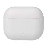 Bluetooth earphones with compact charging case up to 4h white colour second front view