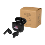 Bluetooth 6.0 earphones with charging case and Type-C cable black colour